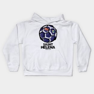 Saint Helena Football Country Flag Kids Hoodie